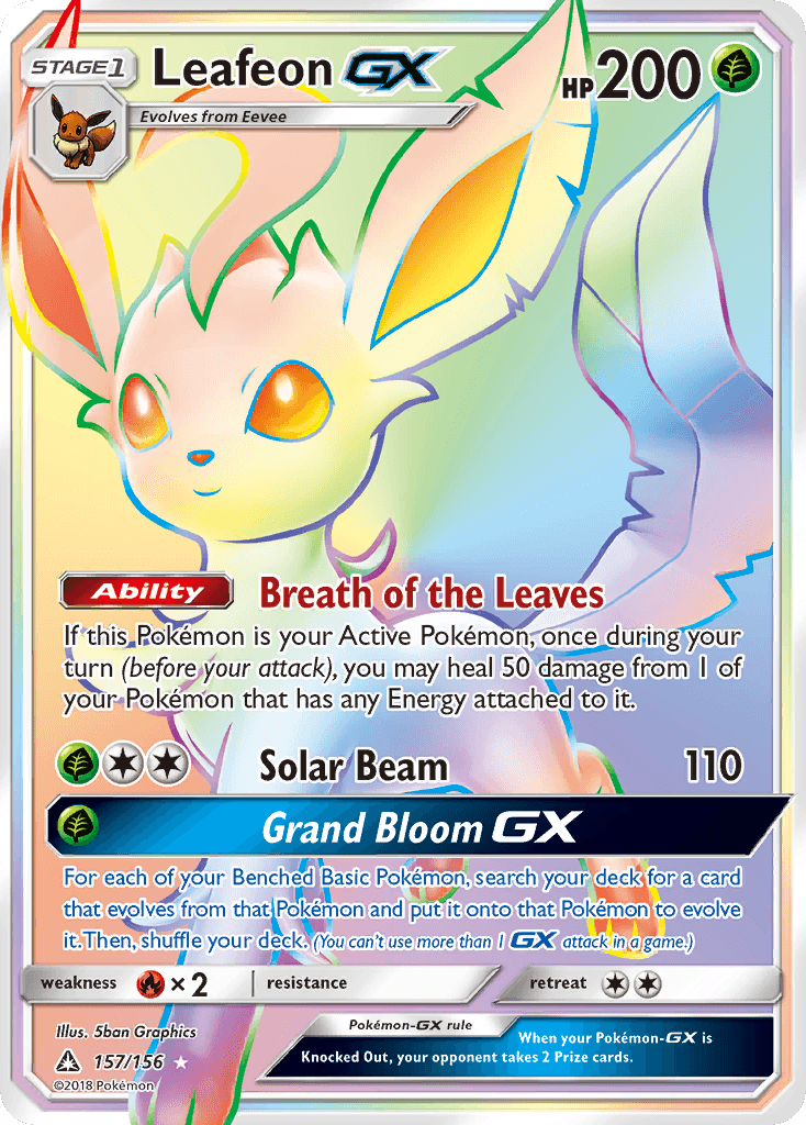 Leafeon-GX (Ultra Prism) #157