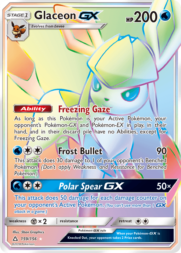 Glaceon-GX (Ultra Prism) #159