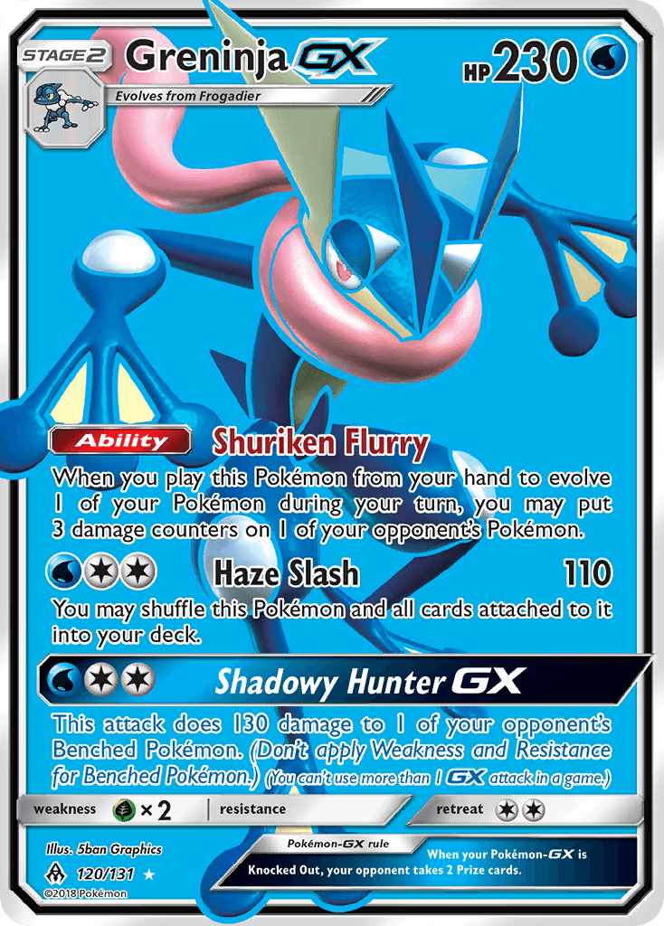 Greninja-GX (Forbidden Light) #120