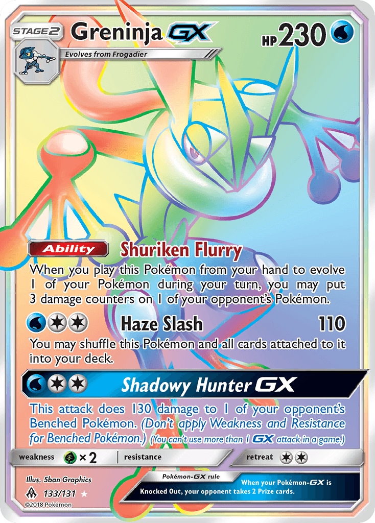 Greninja-GX (Forbidden Light) #133
