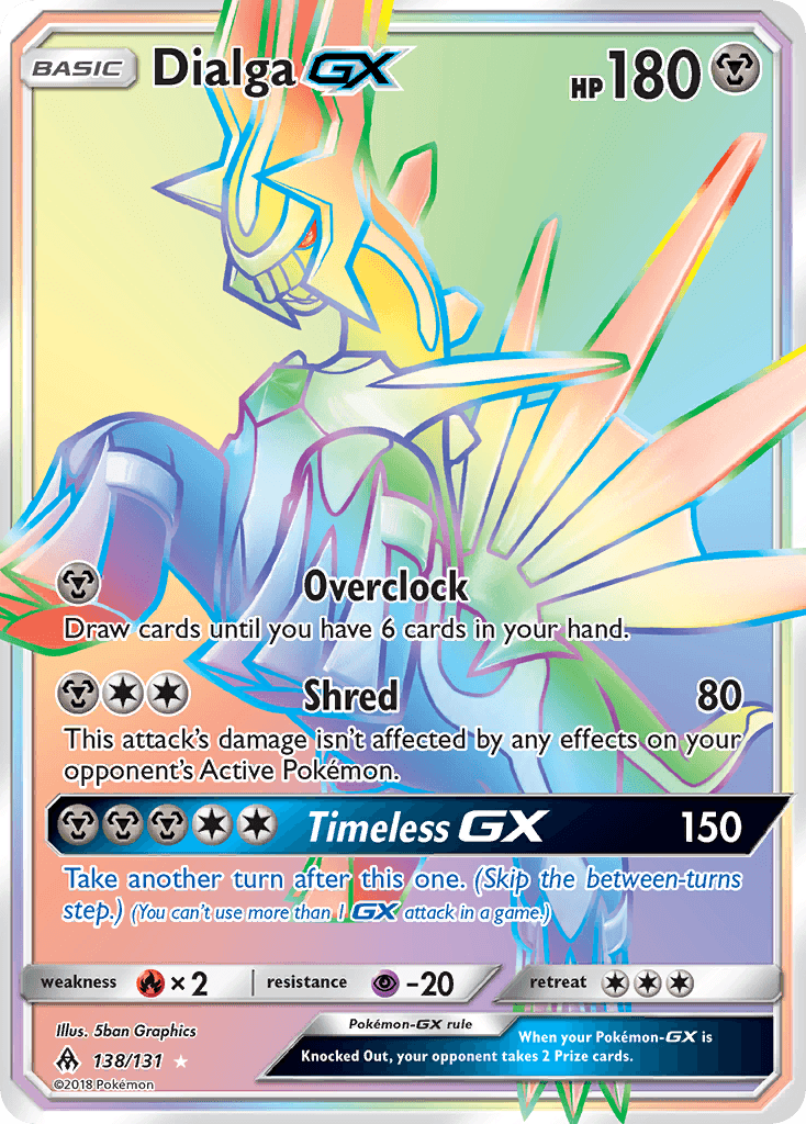 Dialga-GX (Forbidden Light) #138