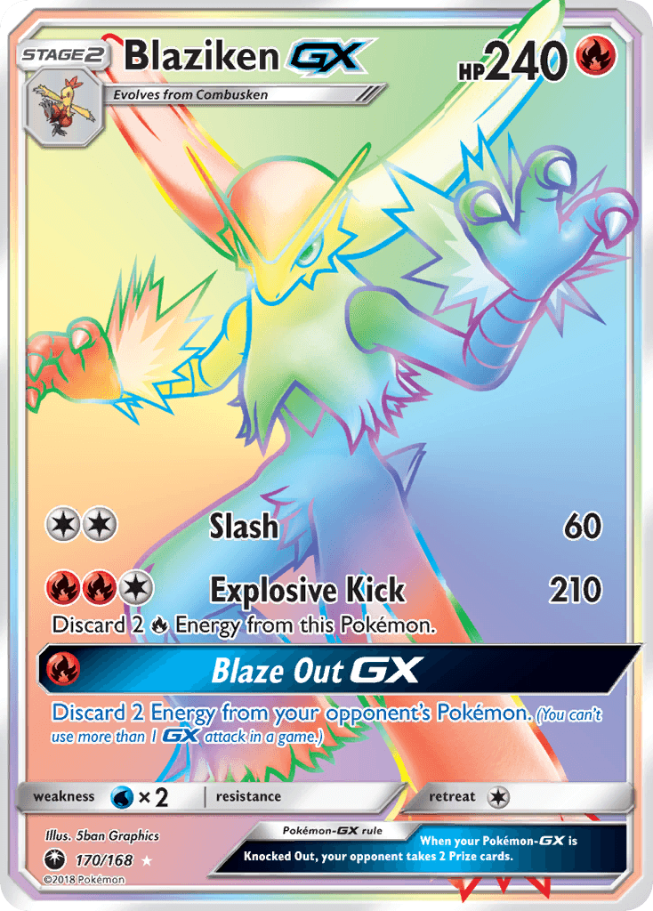 Blaziken-GX (Celestial Storm) #170