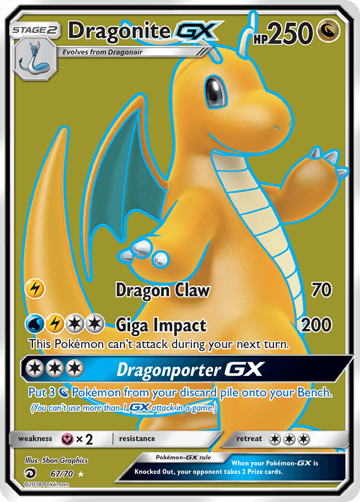 Dragonite-GX (Dragon Majesty) #67