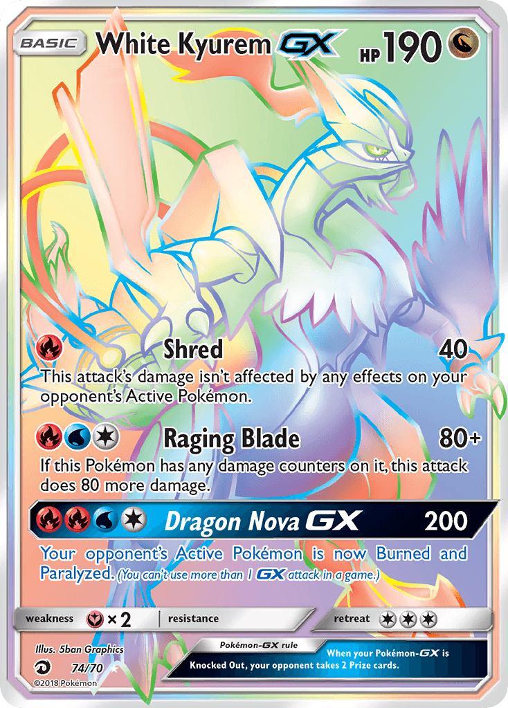 White Kyurem-GX (Dragon Majesty) #74