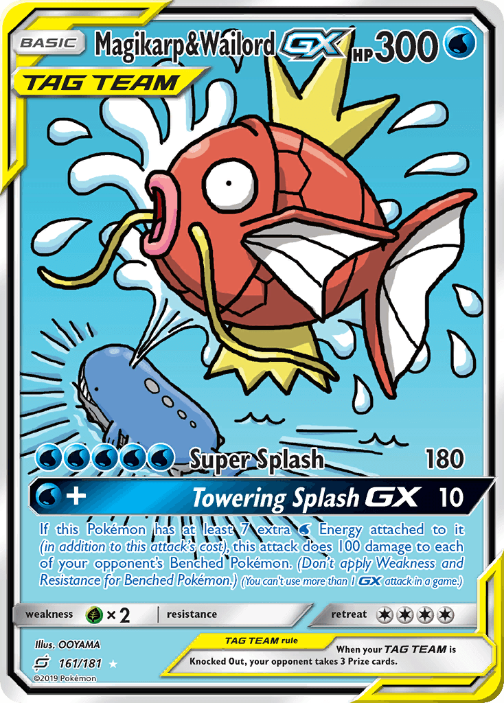 Magikarp & Wailord-GX (Team Up) #161
