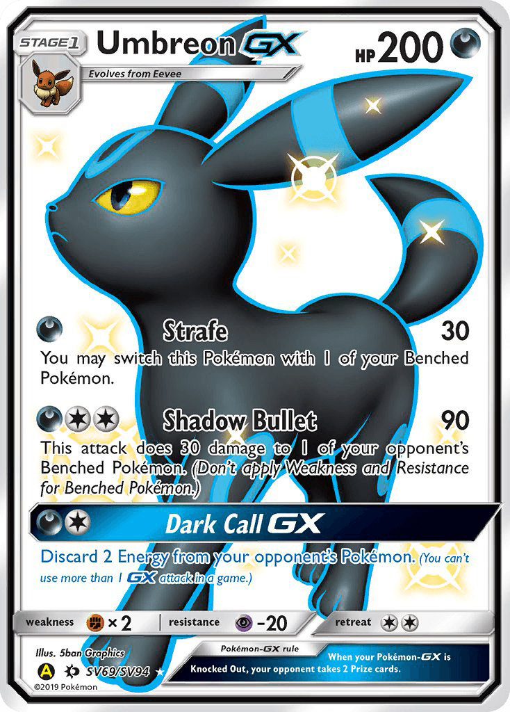 Umbreon-GX (Hidden Fates Shiny Vault) #SV69