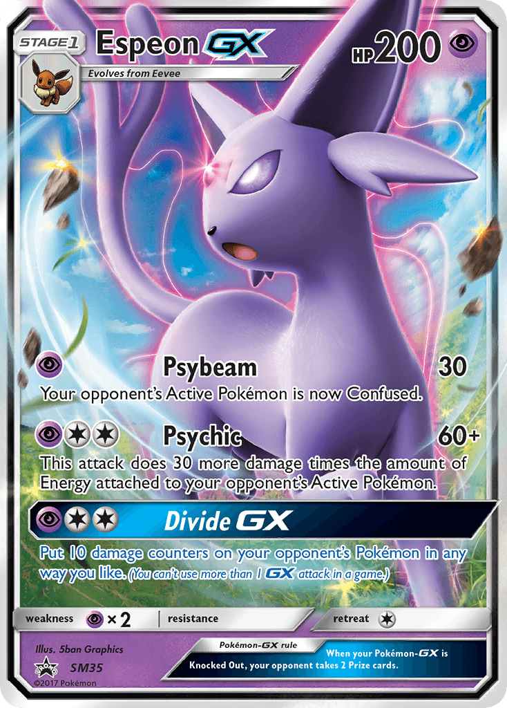 Espeon-GX (SM Black Star Promos) #SM35