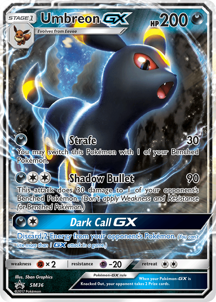 Umbreon-GX (SM Black Star Promos) #SM36