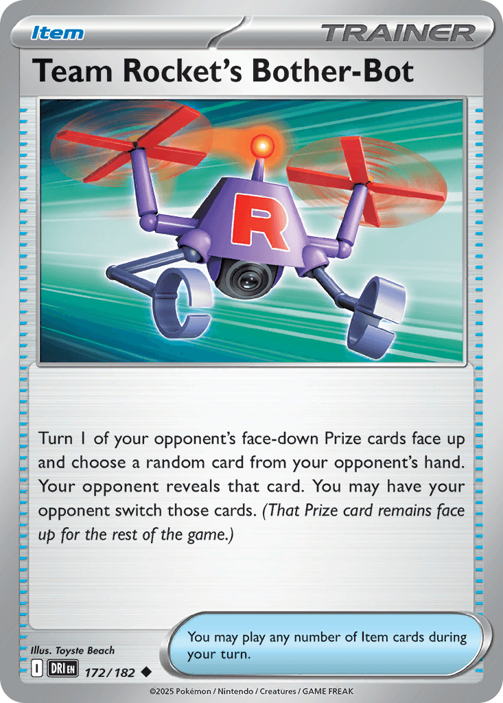 Team Rocket's Bother-Bot (Destined Rivals) #172 card art