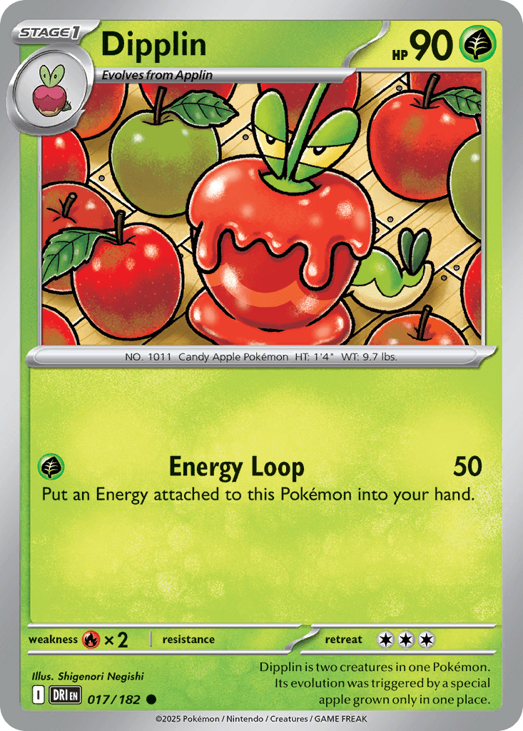 Dipplin (Destined Rivals) #17 card art