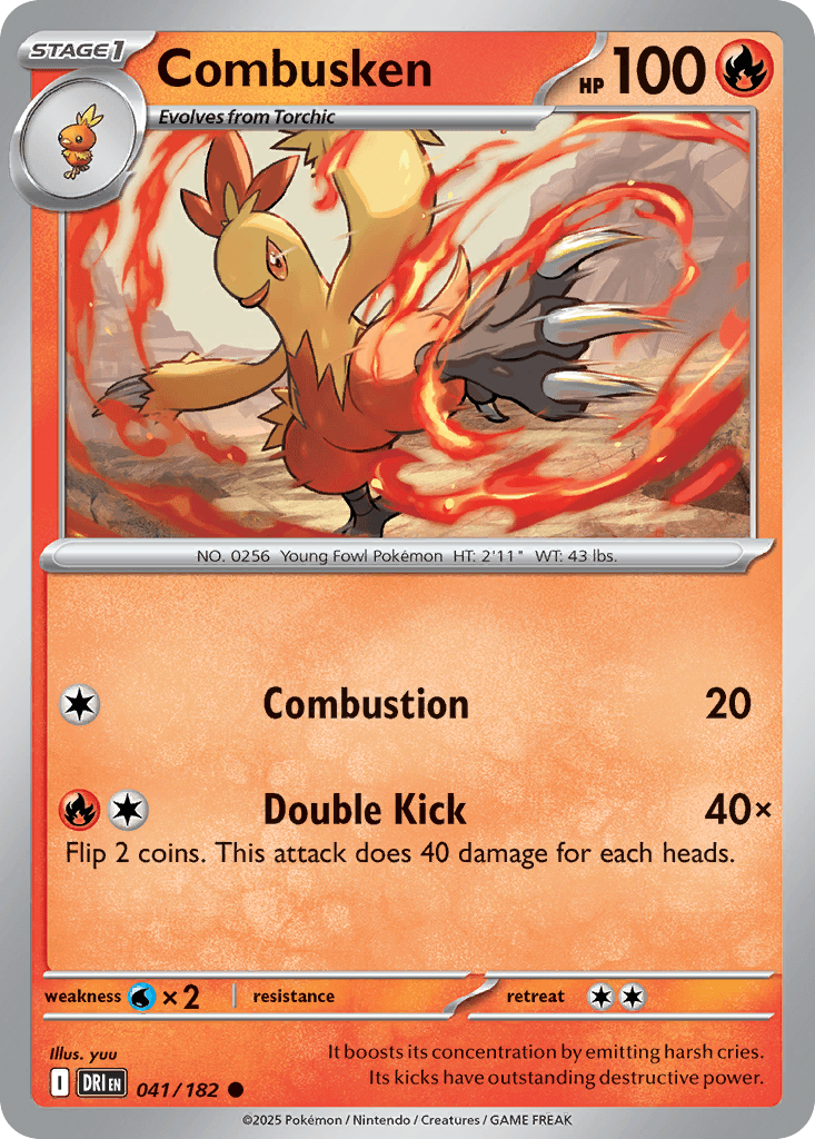 Combusken (Destined Rivals) #41 card art