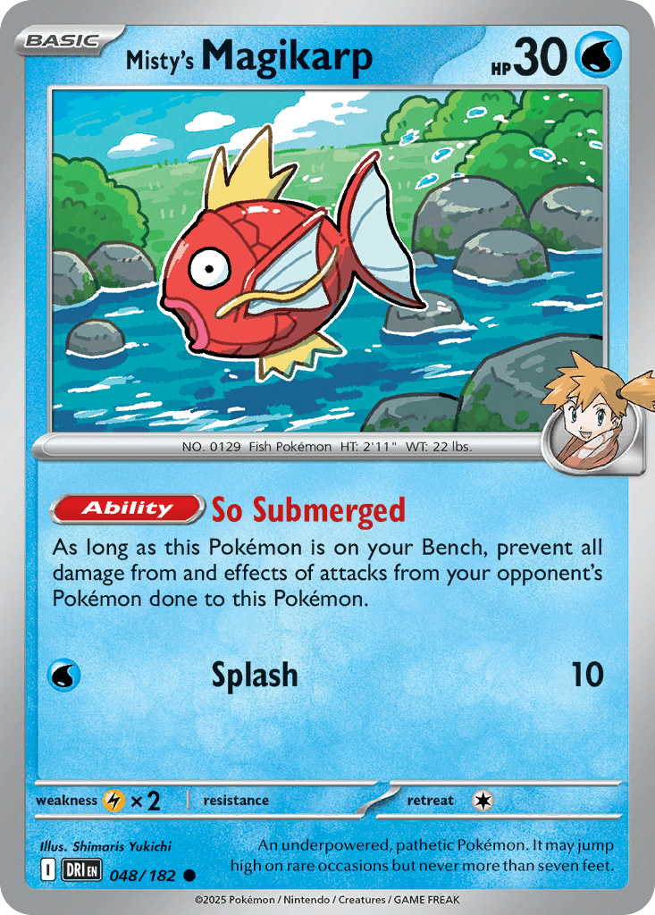 Misty's Magikarp (Destined Rivals) #48 card art
