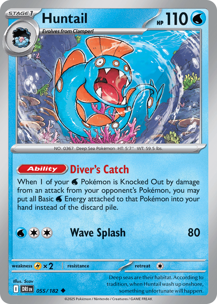 Huntail (Destined Rivals) #55 card art