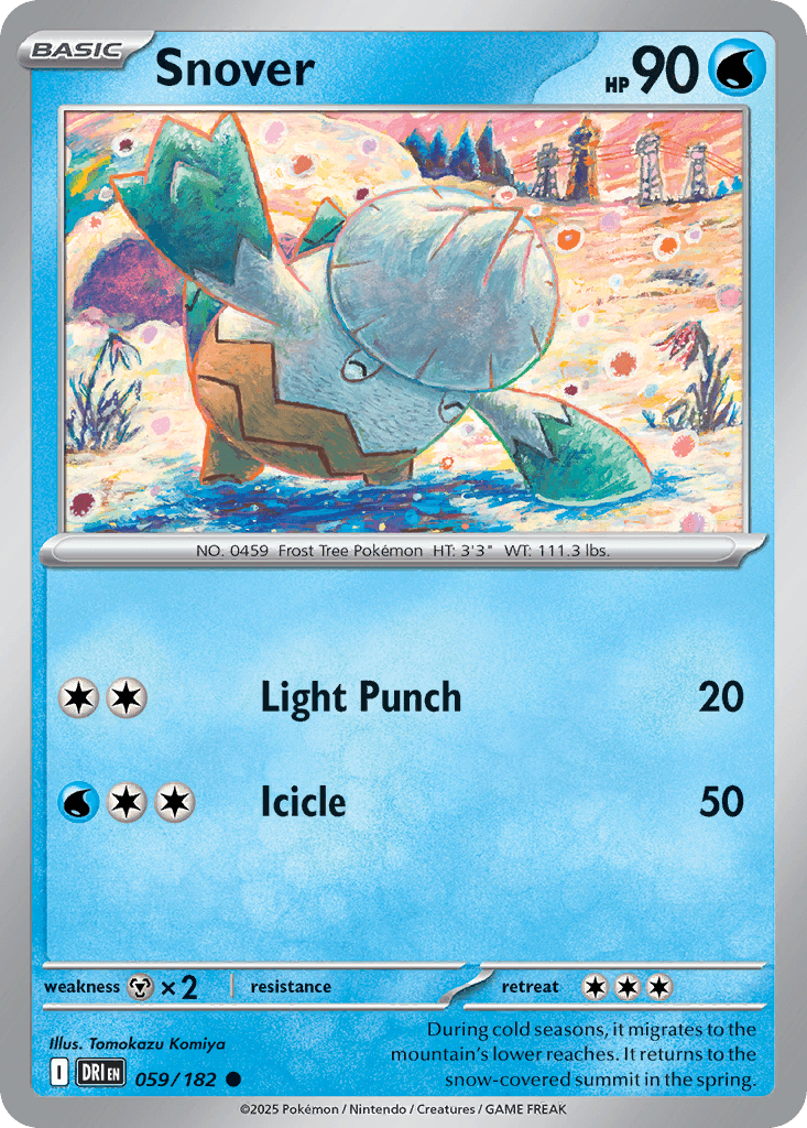 Snover (Destined Rivals) #59 card art