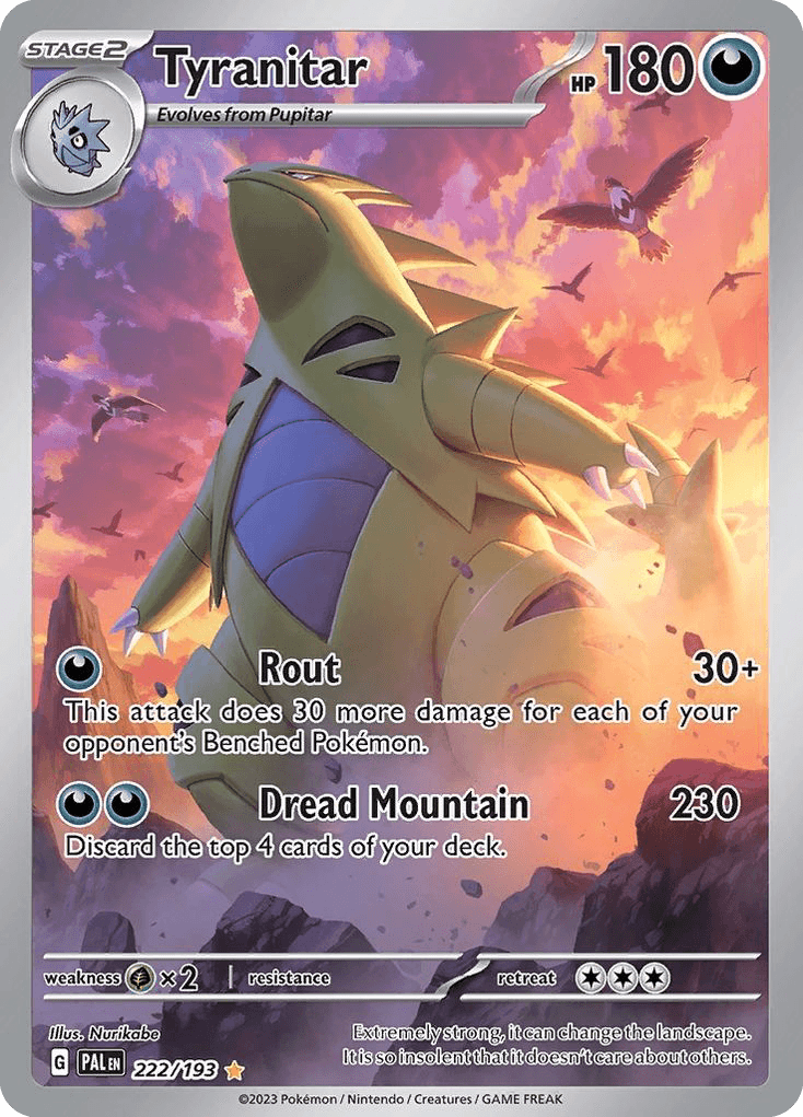 Tyranitar (Paldea Evolved) #222