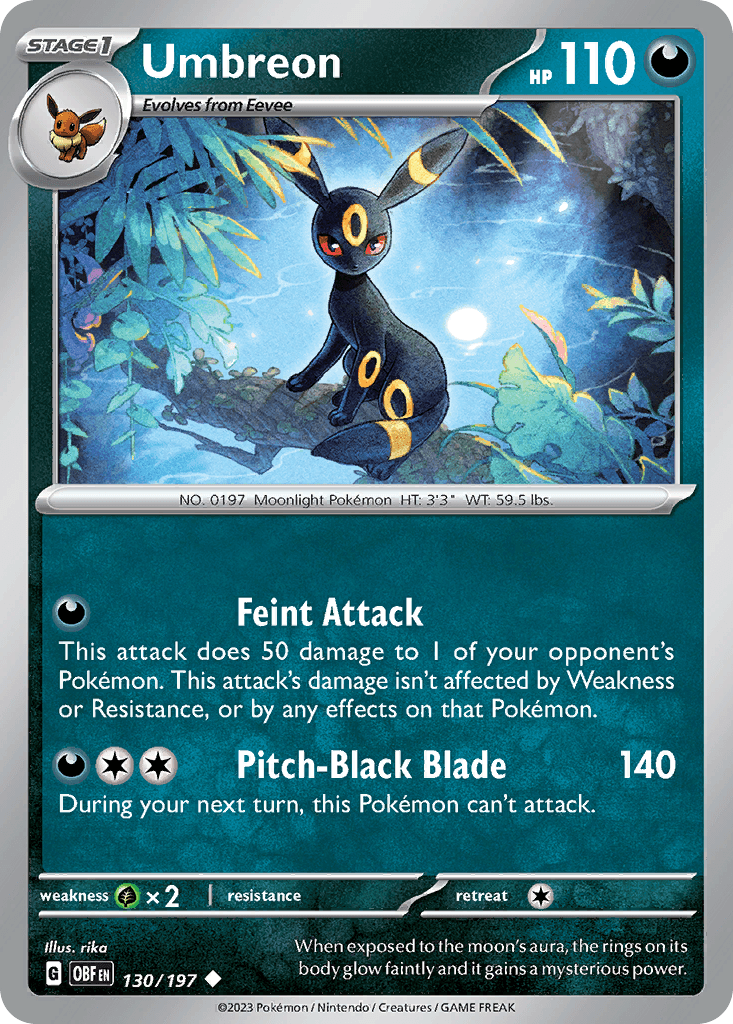 Umbreon (Obsidian Flames) #130