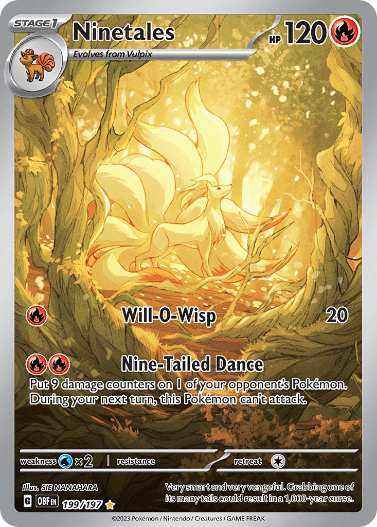Ninetales (Obsidian Flames) #199