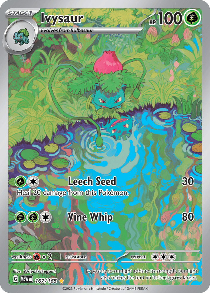 Ivysaur (151) #167 card art