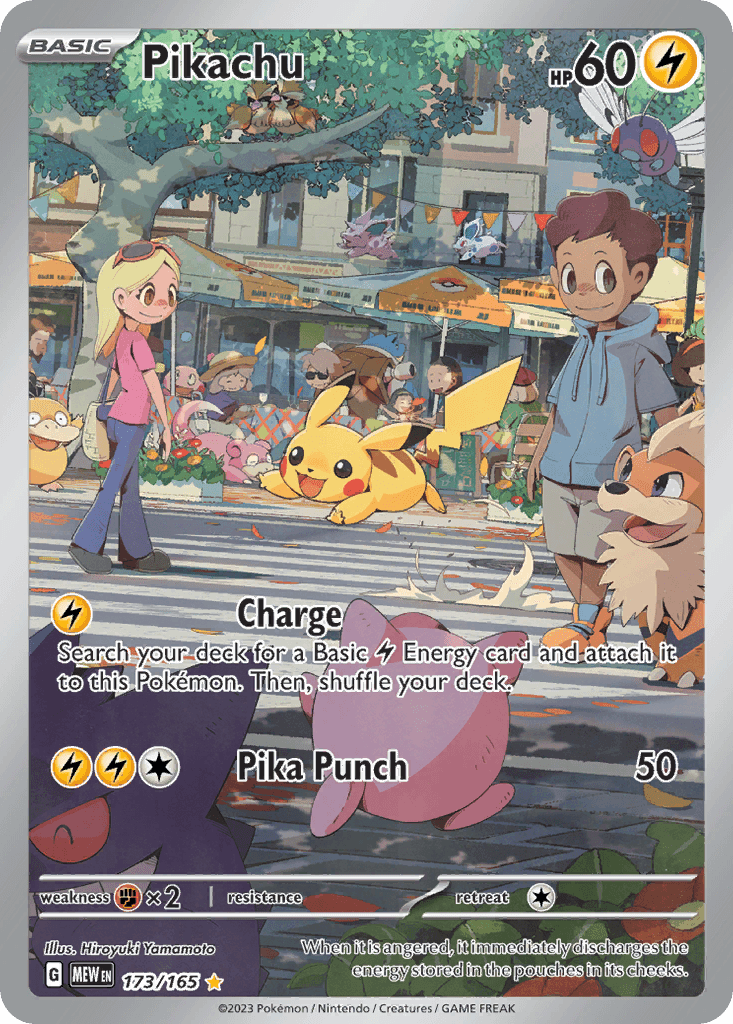 Pikachu (151) #173 card art