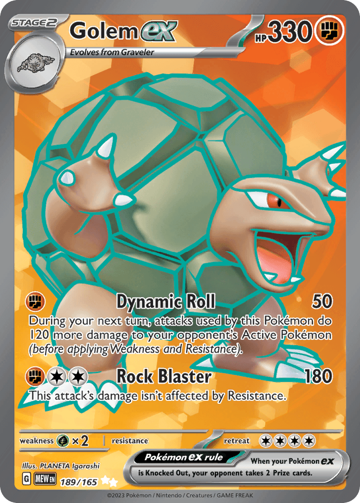 Golem ex (151) #189 card art