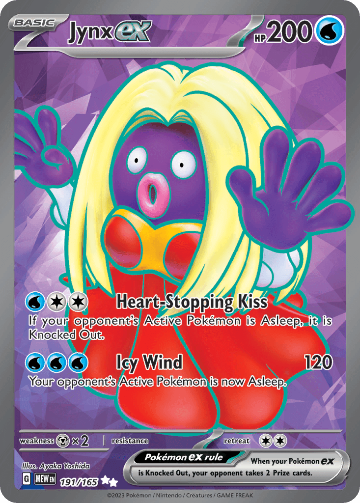 Jynx ex (151) #191 card art