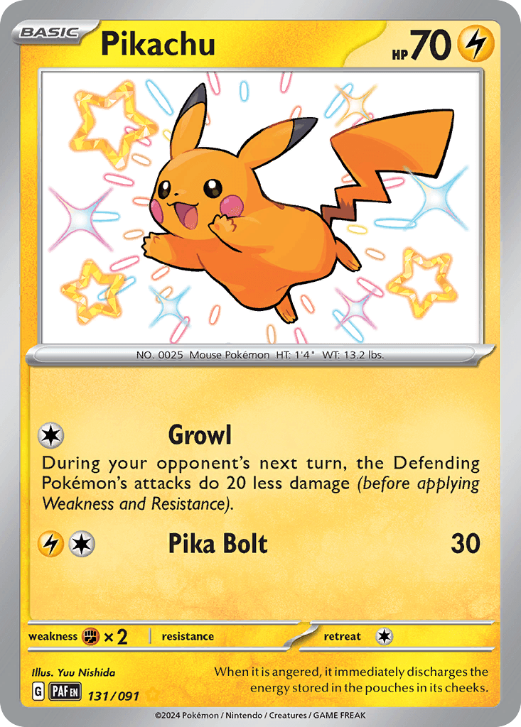 Pikachu (Paldean Fates) #131