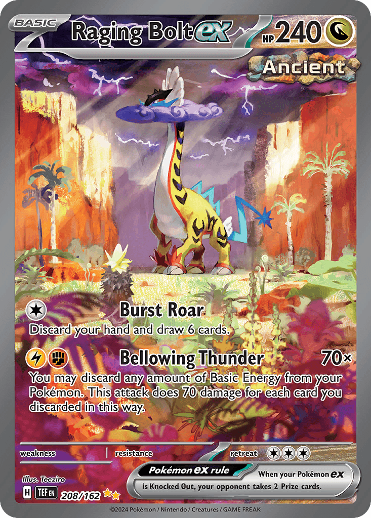 Raging Bolt ex (Temporal Forces) #208
