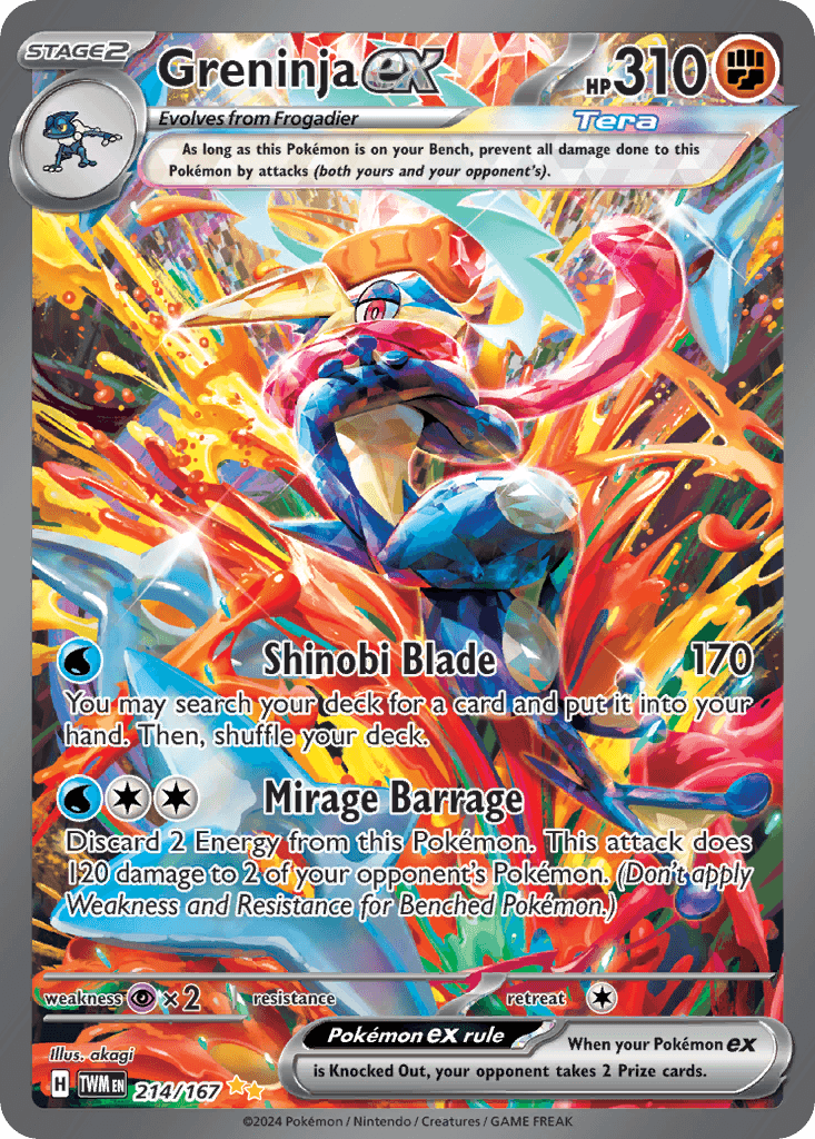 Greninja ex (Twilight Masquerade) #214
