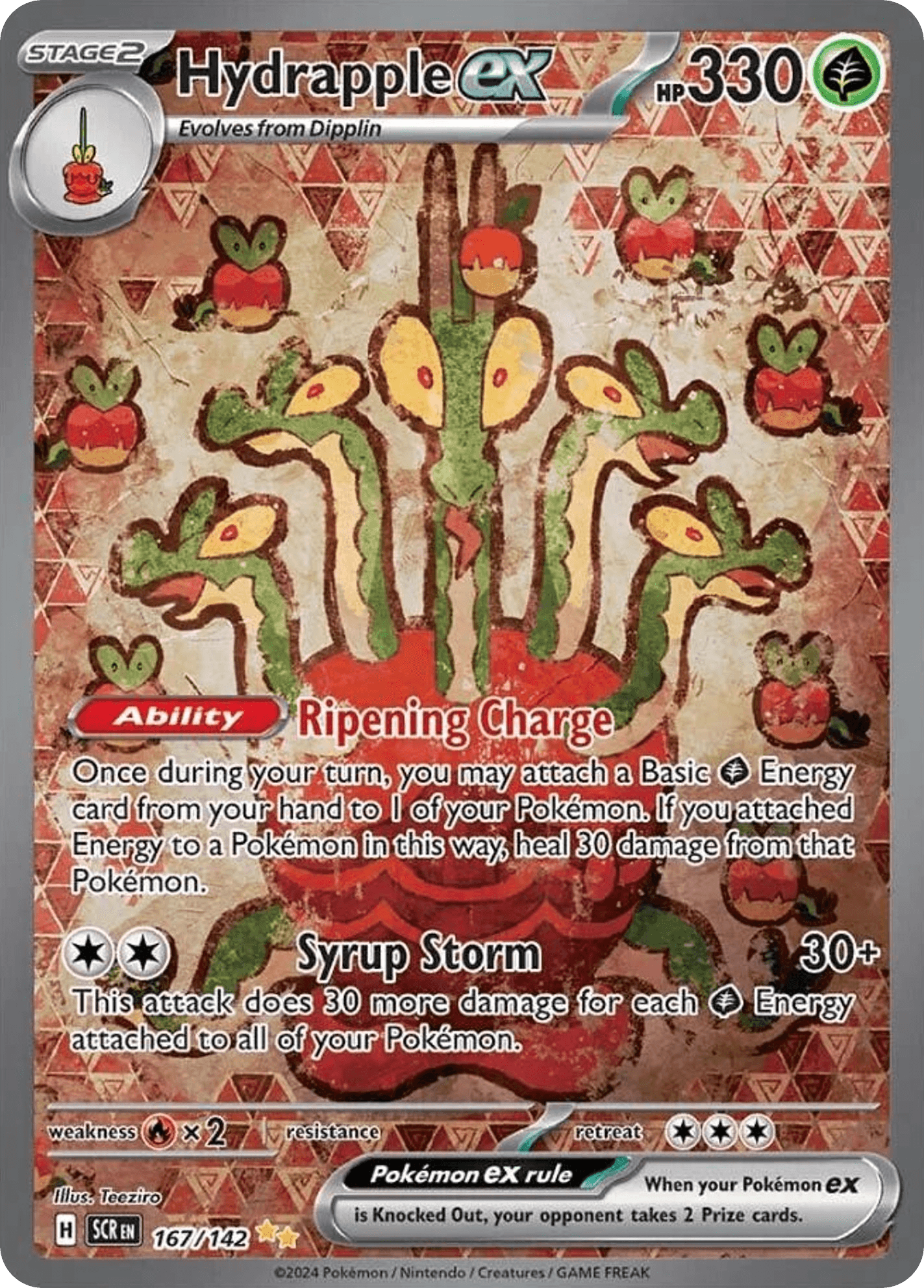 Hydrapple ex (Stellar Crown) #167