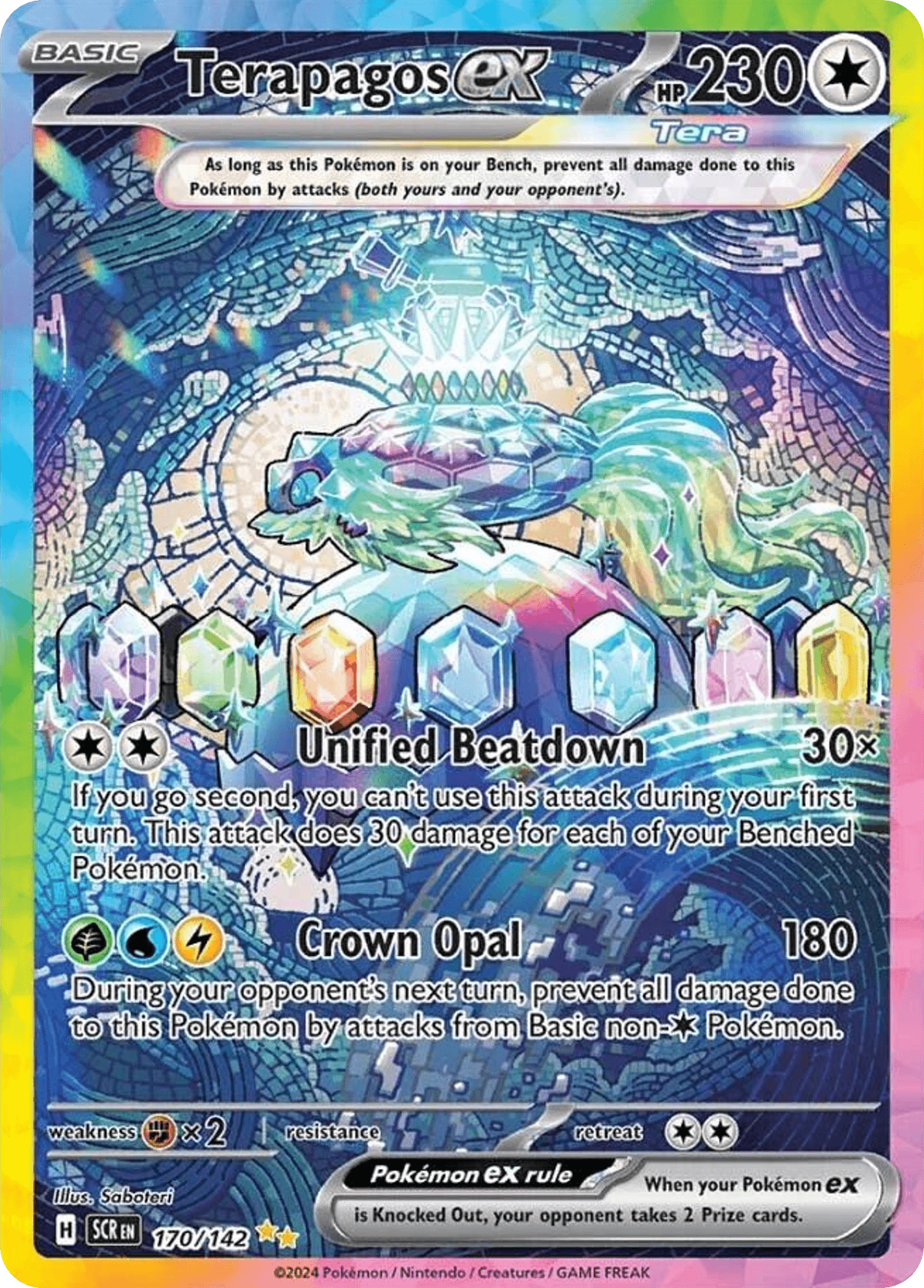 Terapagos ex (Stellar Crown) #170