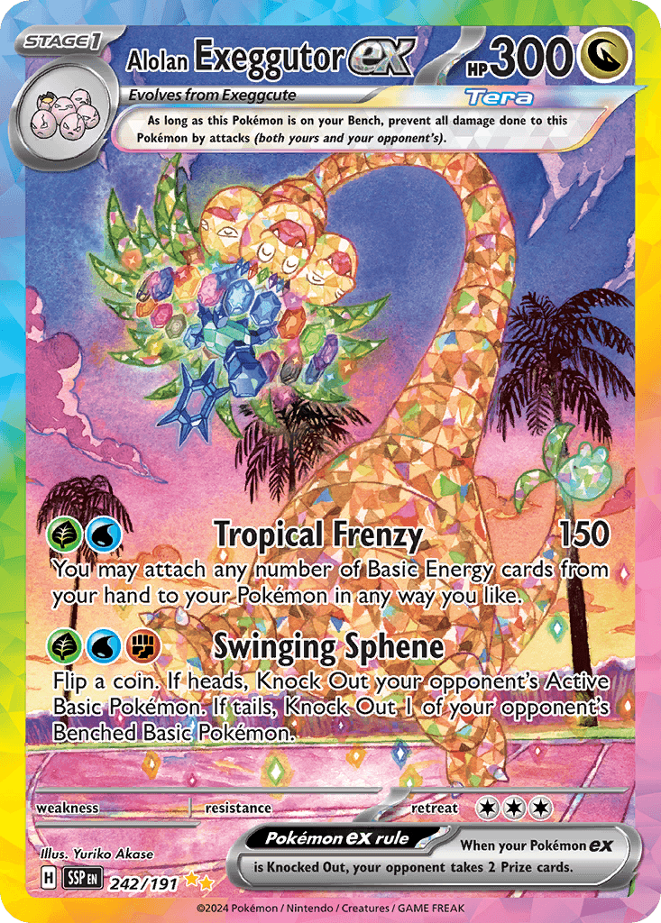 Alolan Exeggutor ex (Surging Sparks) #242