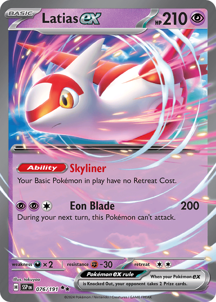 Latias ex (Surging Sparks) #76