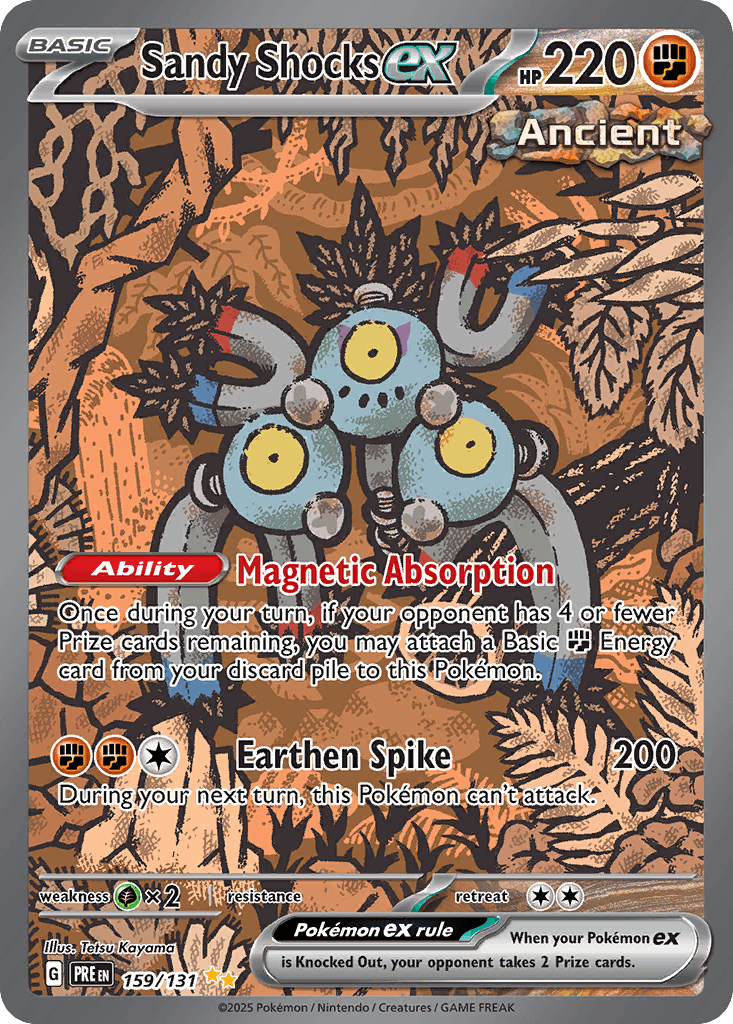 Sandy Shocks ex (Prismatic Evolutions) #159 card art