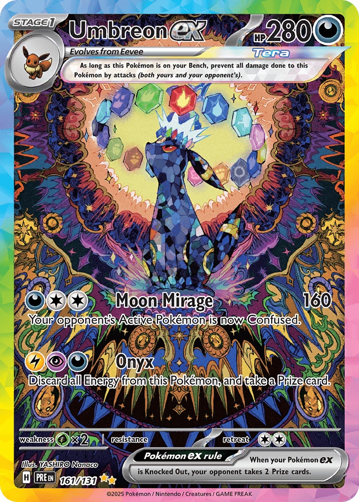 Umbreon ex (Prismatic Evolutions) #161 card art