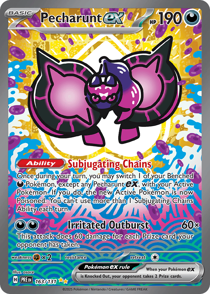 Pecharunt ex (Prismatic Evolutions) #163 card art