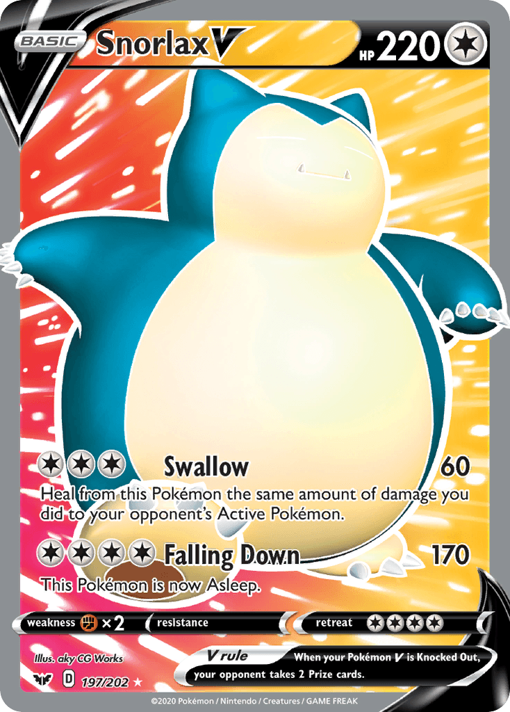 Snorlax V (Sword & Shield) #197