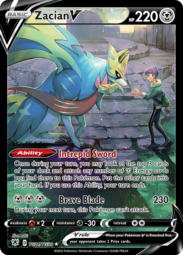 Zacian V (Astral Radiance Trainer Gallery) #TG21