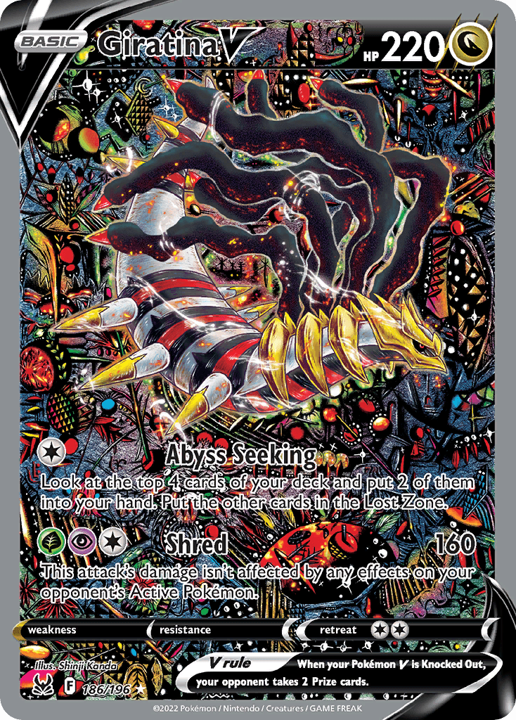 Giratina V (Lost Origin) #186