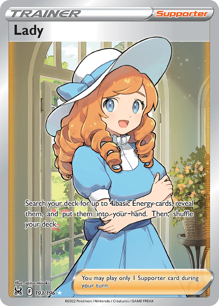 Lady (Lost Origin) #193 card art