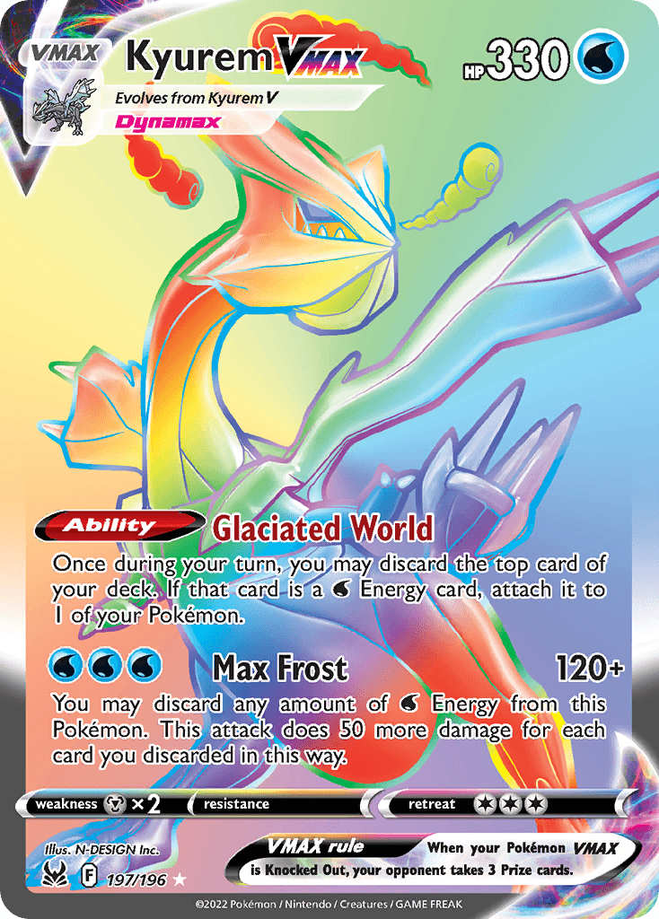 Kyurem VMAX (Lost Origin) #197 card art