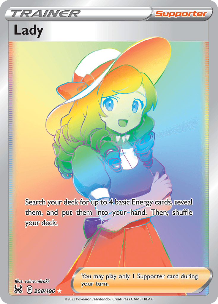 Lady (Lost Origin) #208 card art