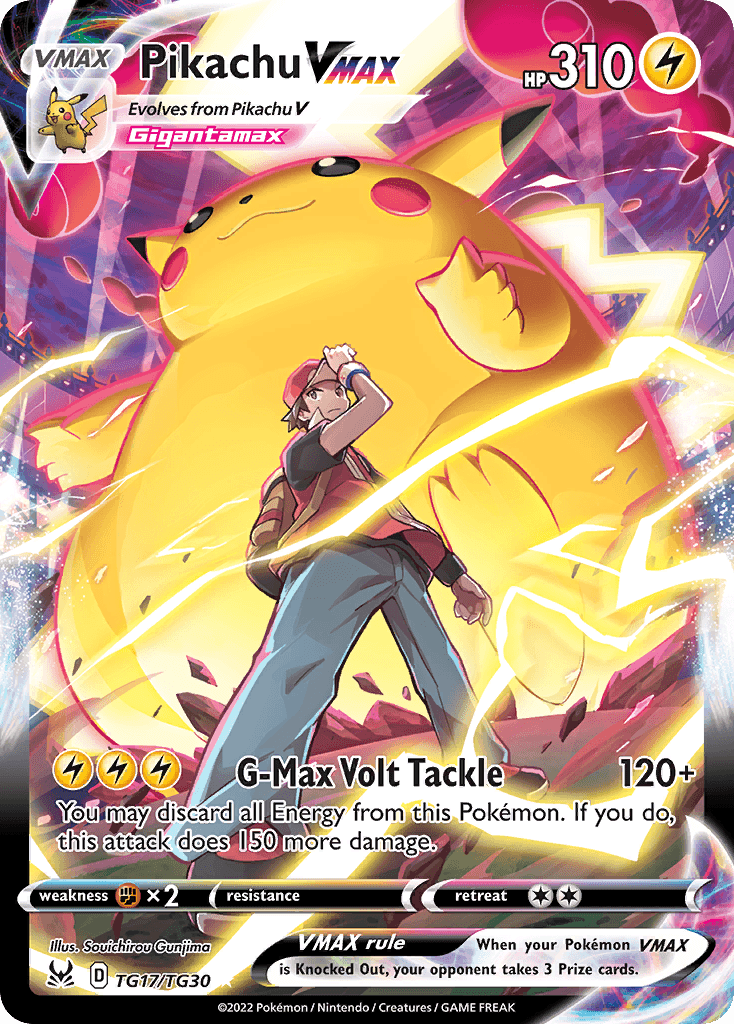 Pikachu VMAX (Lost Origin Trainer Gallery) #TG17
