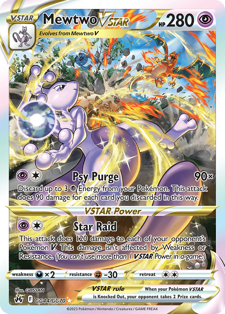 Mewtwo VSTAR (Crown Zenith Galarian Gallery) #GG44