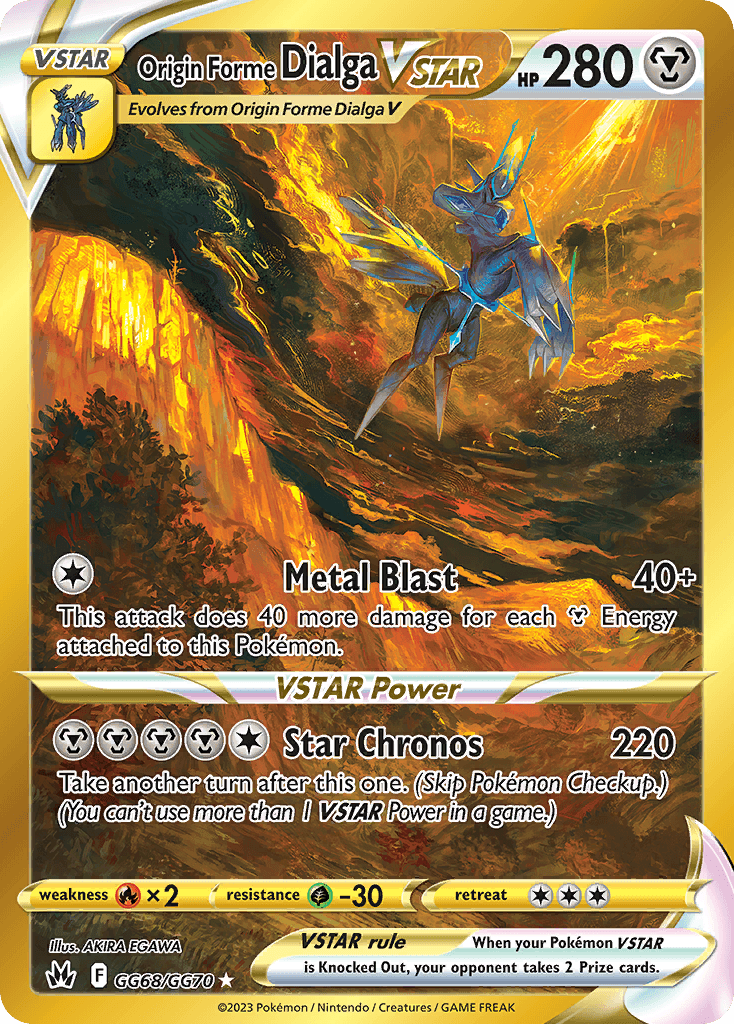 Origin Forme Dialga VSTAR (Crown Zenith Galarian Gallery) #GG68
