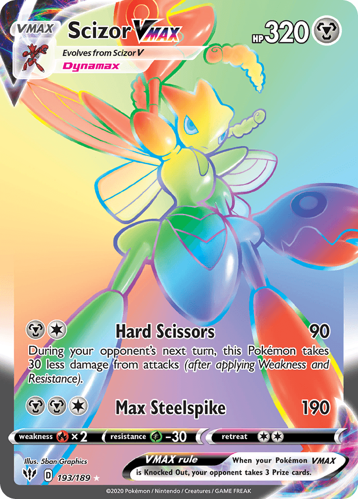 Scizor VMAX (Darkness Ablaze) #193