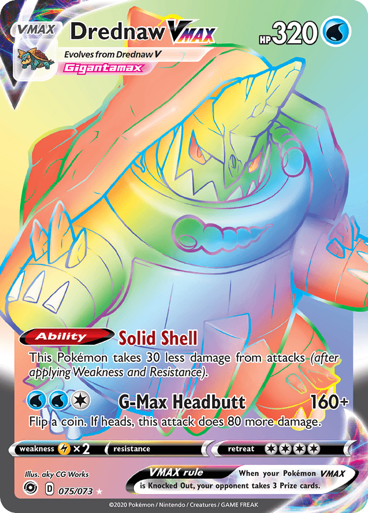 Drednaw VMAX (Champion's Path) #75 card art