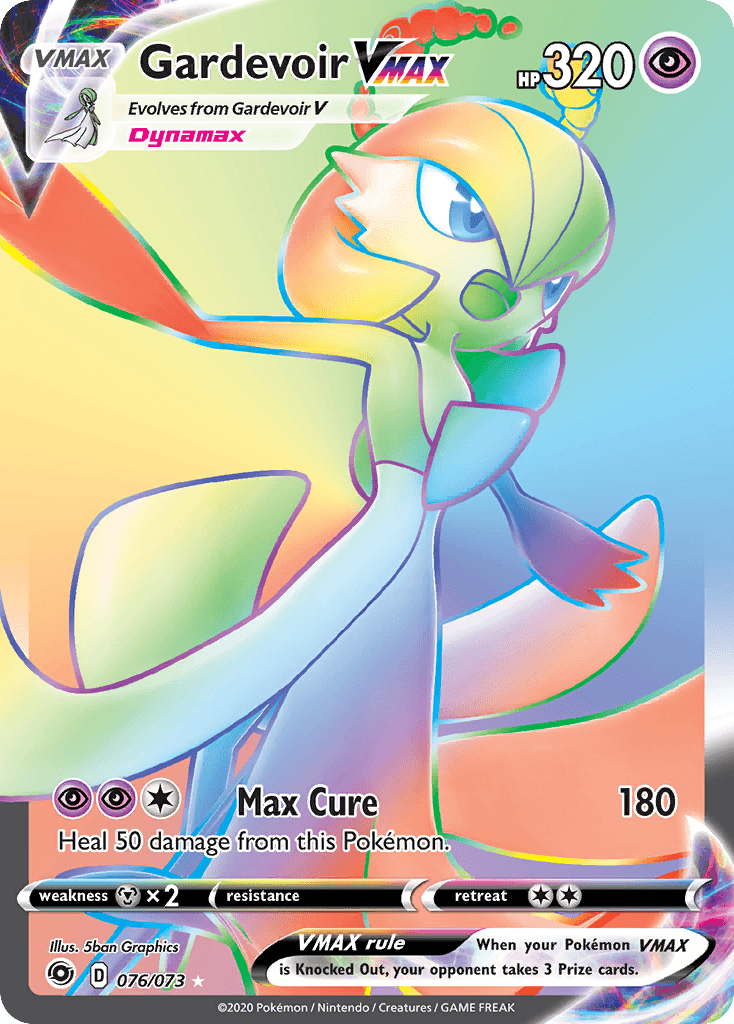 Gardevoir VMAX (Champion's Path) #76 card art