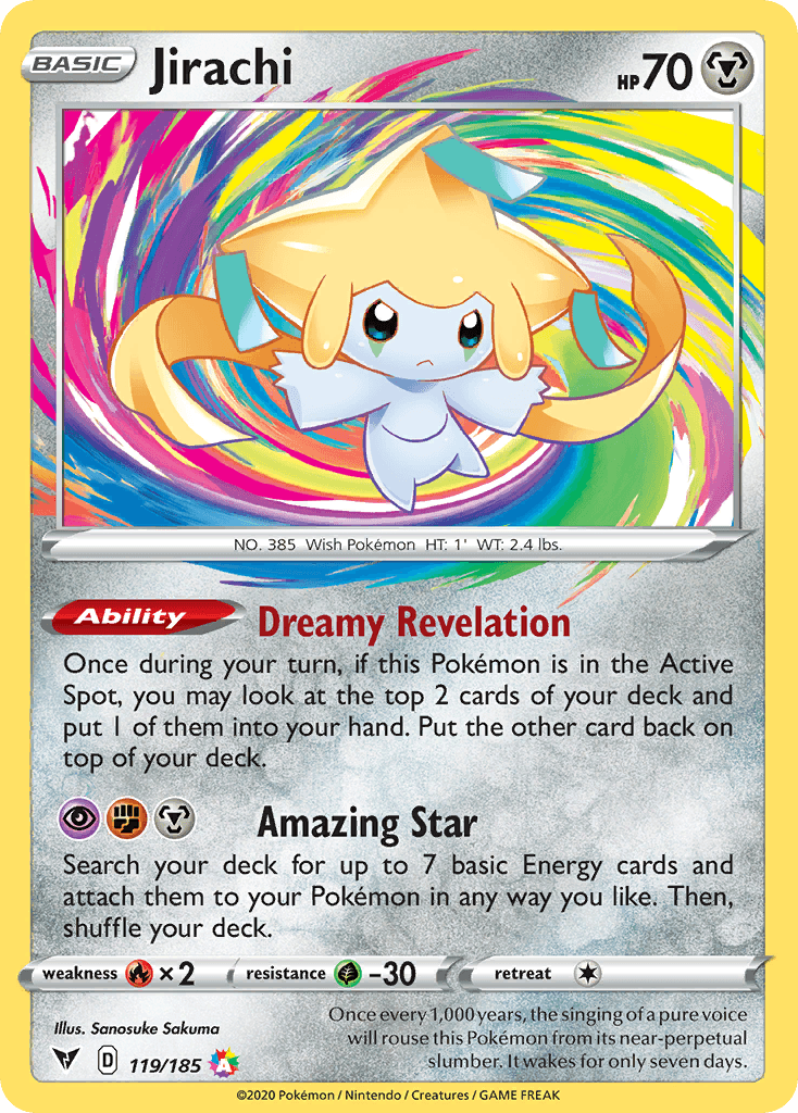 Jirachi (Vivid Voltage) #119 card art