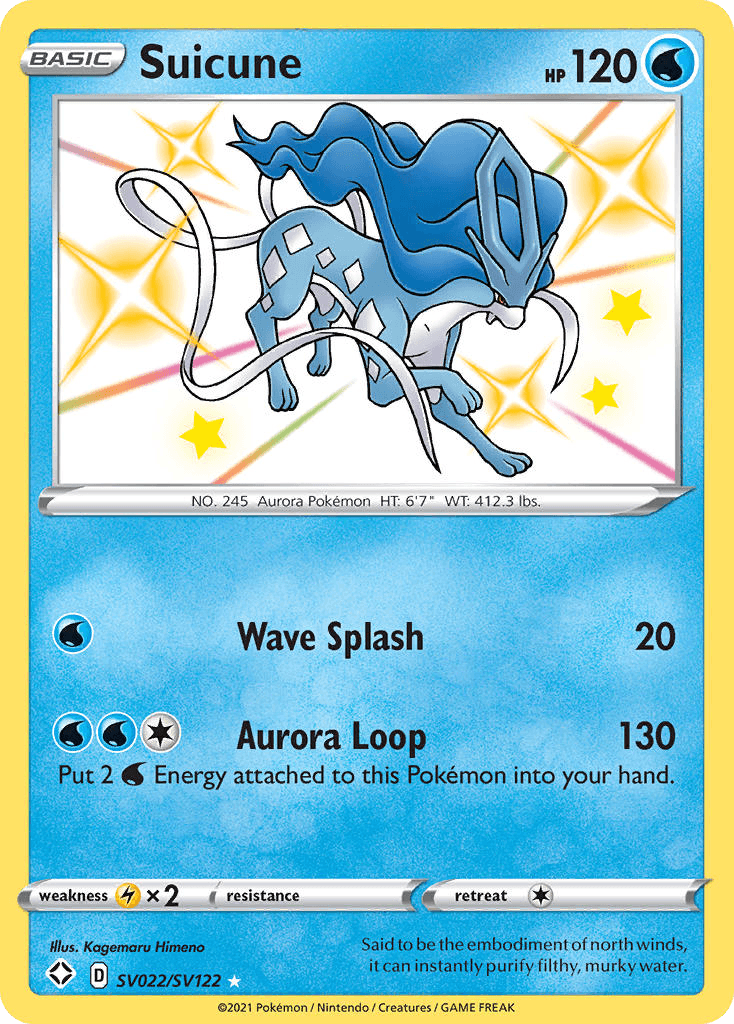 Suicune (Shining Fates Shiny Vault) #SV022