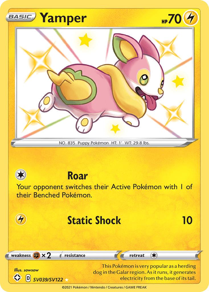 Yamper (Shining Fates Shiny Vault) #SV039